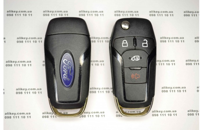Выкидной ключ Ford 3+1 кнопки Выкидной ключ Ford 3+1 кнопки