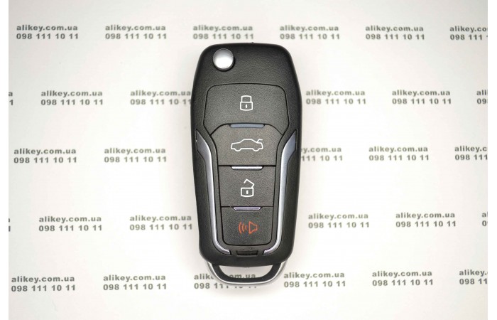 Выкидной ключ Ford 3+1 кнопки Выкидной ключ Ford 3+1 кнопки