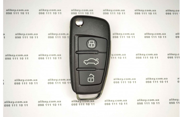 Выкидной ключ Ford 3 кнопки Выкидной ключ Ford 3 кнопки