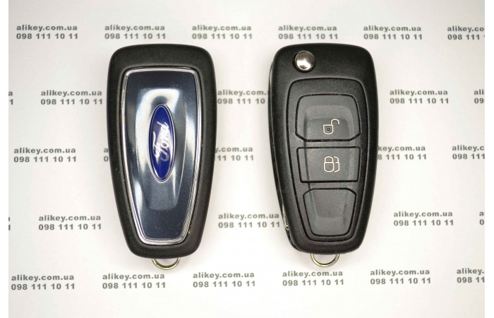 Выкидной ключ Ford 2 кнопки Выкидной ключ Ford 2 кнопки