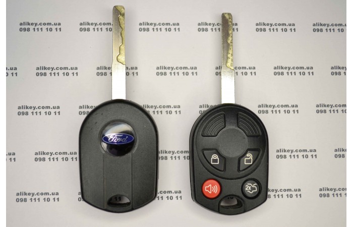 Авто ключ Ford 3+1 кнопки