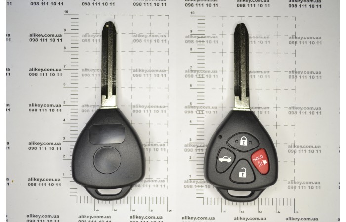 Авто ключ Key Diy 3+1 кнопки