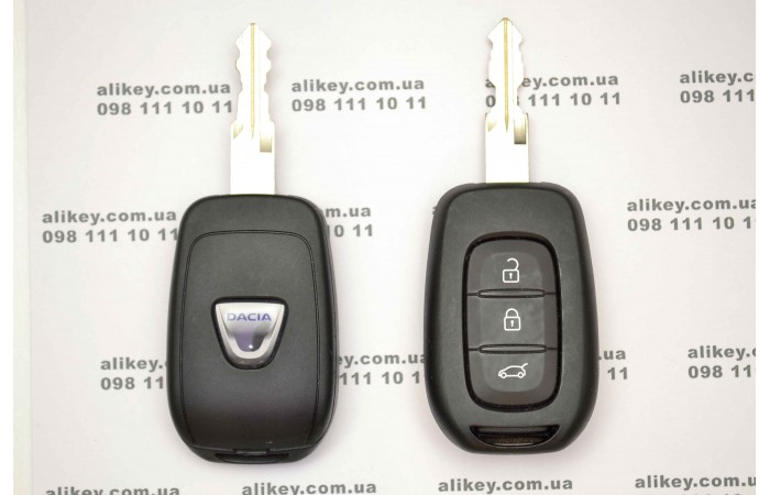 Ключ Dacia 3 кнопки