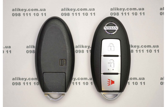 Автоключ Nissan  2+1 кнопки