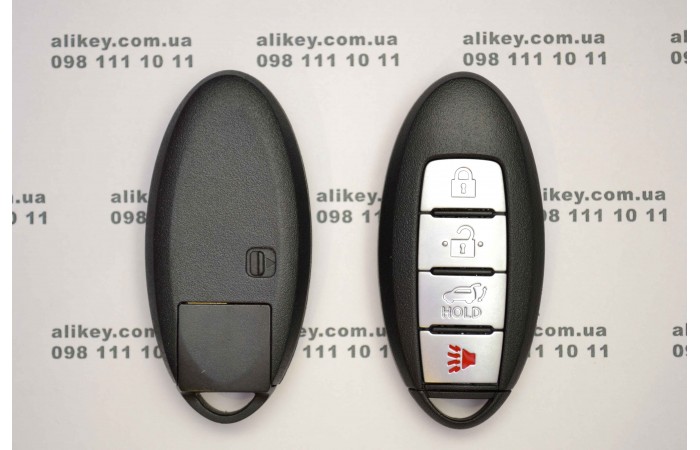 Автоключ Nissan  4+1 кнопки