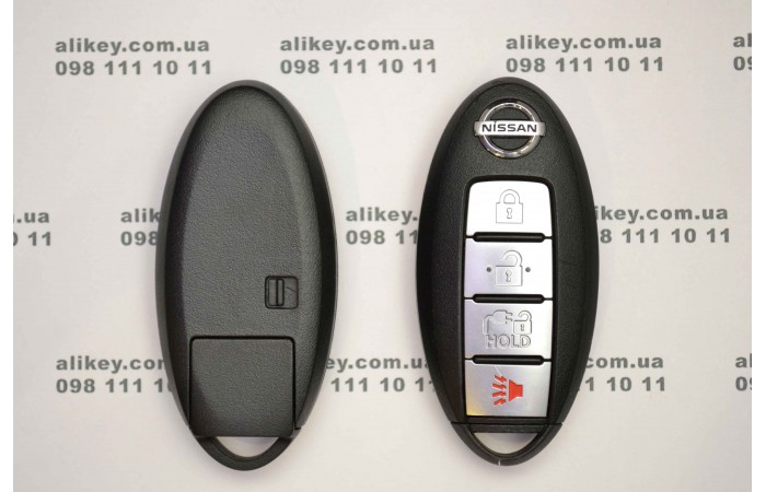 Автоключ Nissan  3+1 кнопки