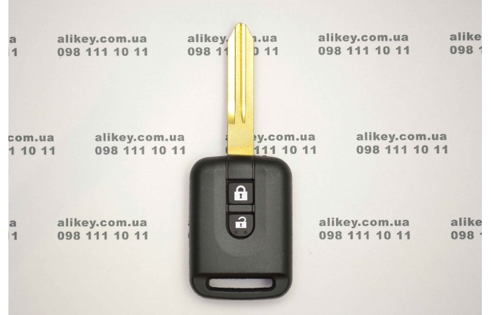 Автоключ Nissan  2 кнопки