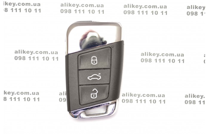 Выкидной ключ Volkswagen 3 кнопки